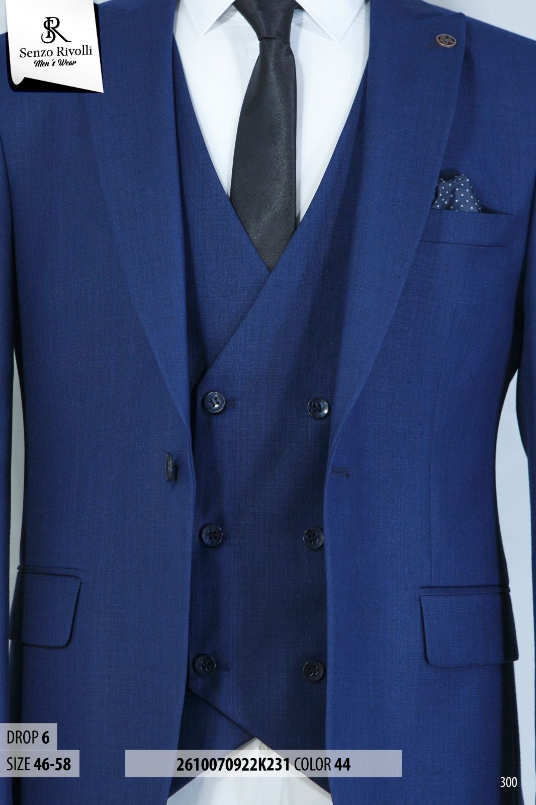 EXECUTIVE LIGHT BLUE 3 PIECE TURKEY SUIT WITH ONE BUTON-deluxe.com.ng