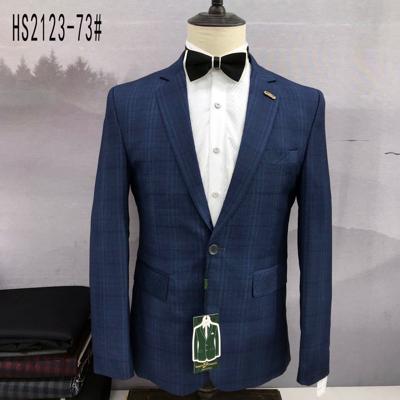 NAVY BLUE BLAZER WITH ONE BUTTON (SWNL)-deluxe.com.ng