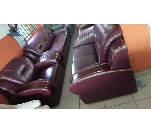 PURPLE ROYAL 7 SEATERS LEATHER SOFA (NAFU) - deluxe.com.ng
