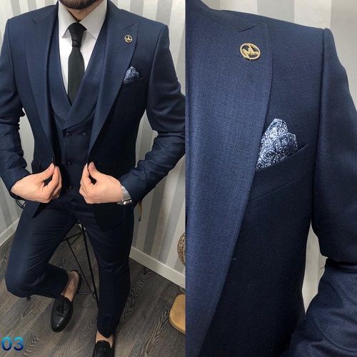  DARK GREY 3 PIECE SUIT WITH ONE BUTTON | AVAILABLE IN ALL SIZES (DEFAS) (N) - deluxe.com.ng