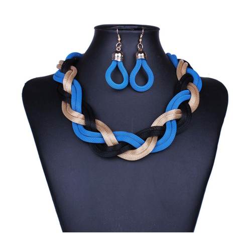 Metal-hand-woven-coarse-chain-necklaces (BNS)