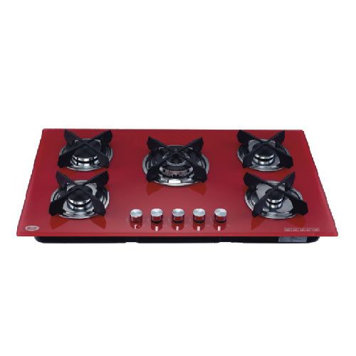 Nesta Glass 5 Burner Gas Hob | QB5610T - deluxe.com.ng