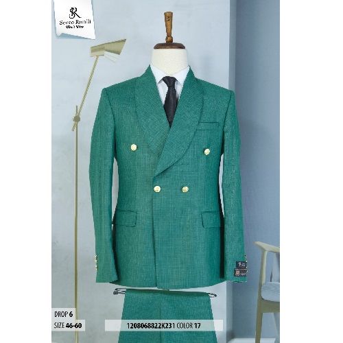 EXECUTIVE GREEN BREASTED TURKEY SUIT WITH GOLDEN BUTTONS | AVAILABLE IN ALL SIZES (SWNL) (N) - deluxe.com.ng