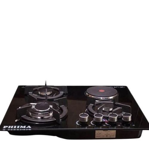 Phiima 3 Gas 1 Electric Hob - deluxe.com.ng