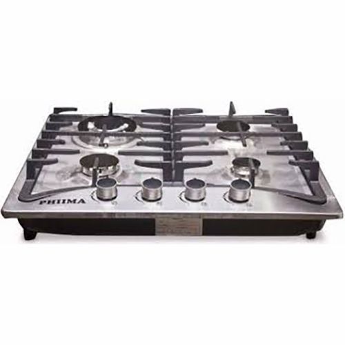 Phiima 60 Cm Stainless Steel 4-Burner Gas Cooker - deluxe.com.ng
