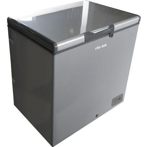 Rite-Tek Chest Freezer 300 Litres RCF-320|Silver Inox - deluxe.com.ng