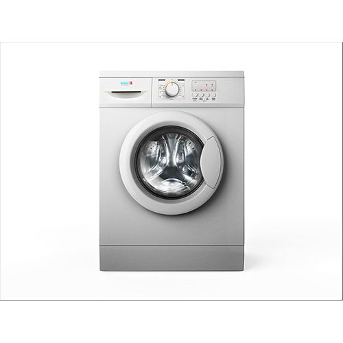 SCANFROST  6KG FRONT LOADER WASHING MACHINE,1000RPM (SILVER) | SFWMFL6000/6M - deluxe.com.ng