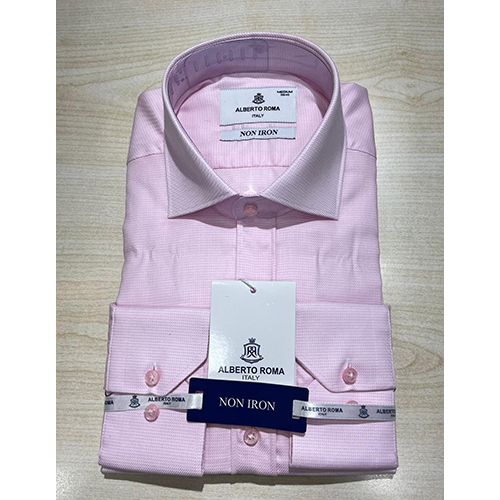 ALBERTO ROMA EXQUISITE PINK LONG SLEEVE SHIRT | AVAILABLE IN ALL SIZES (SWNL) (N) - deluxe.com.ng