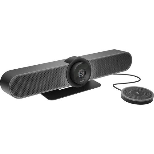 Logitech MeetUp and Expansion Mic HD Video and Audio Conferencing System for Small Meeting Rooms