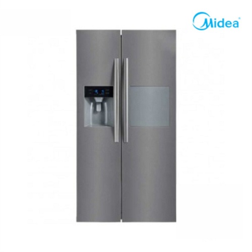 MIDEA 490L SIDE BY SIDE REFRIGERATOR WITH ICE MAKER |  HC 657WEN - deluxe.com.ng
