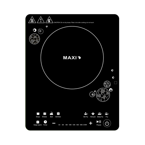 MAXI Induction Cooker 2100 Watts, 2057-RTS - deluxe.com.ng