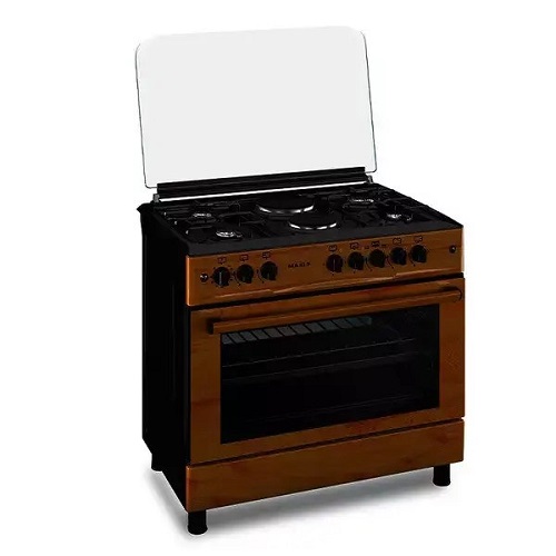 MAXI Gas Cooker 60*90 (4 + 2 ) WOOD - deluxe.com.ng
