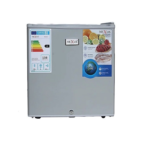 Nexus 50L Silver Finished Bar Fridge | NX-65 - deluxe.com.ng