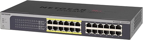 NETGEAR Prosafe JGS524PE 24-Port Gigabit PoE Web Managed (Plus) Switch