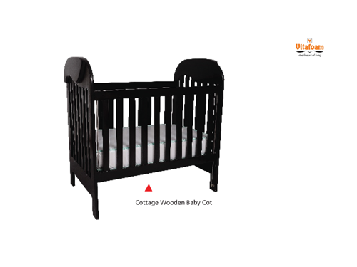 Vita Cottage wooden Baby-Cot 4FT X 2FT - deluxe.com.ng
