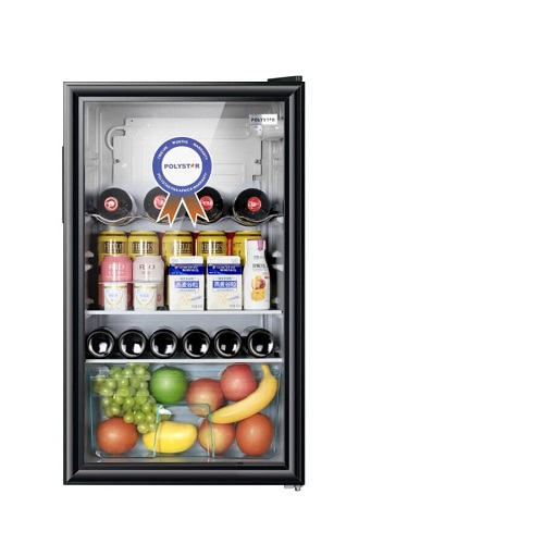 POLYSTAR WINE CHILLER | PV-255BCLL 90 LITRE SHOWCASE FRIDGE - deluxe.com.ng  