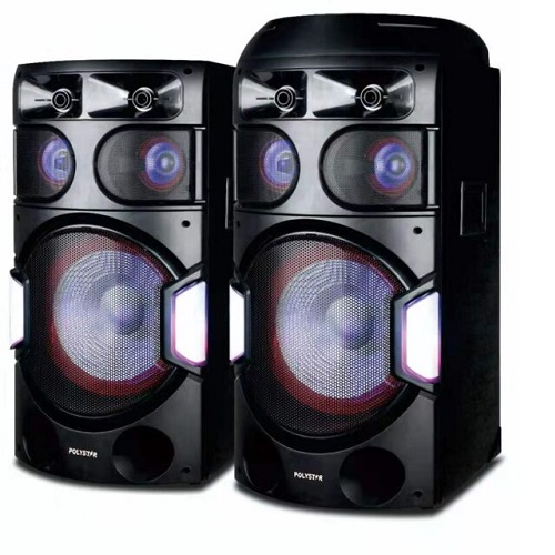 Polystar LED Display DVD Home Theatre Bluetooth/ Card Reader/ Multi Colour/ Top Panel/ PMPO 80000W - PV-98DJ - deluxe.com.ng