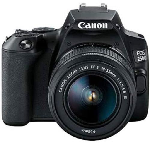 Canon EOS 250D / Rebel SL3 DSLR Camera w/ 18-55mm F/3.5-5.6 III Lens - deluxe.com.ng