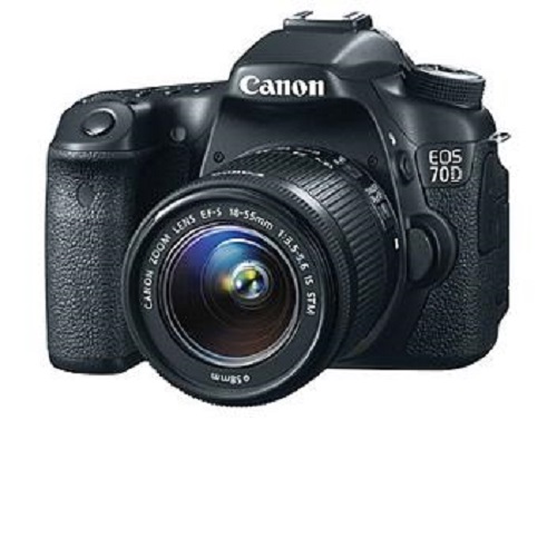 Canon Professional Digital SLR Camera EOS 70D with 18-55mm Lens (DAME) - deluxe.com.ng