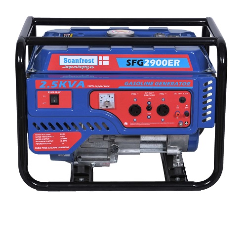 Scanfrost 2.5KVA  Generator | SFG2900ER - deluxe.com.ng