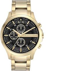 ARMANI EXCHANGE AX2137 MEN’S CHRONOGRAPH GOLD-TONE STAINLESS STEEL WATCH - deluxe.com.ng