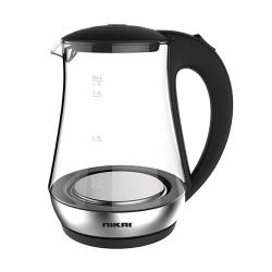 Nikai Glass Pot Kettle 1.7 Litre Capacity-NK323G