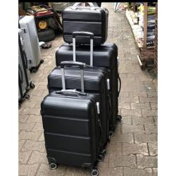 Black Bomber Travel Luggage Box Plus Kit Bag-Deluxe.com.ng