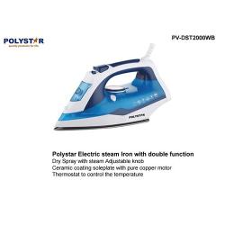 POLYSTAR ELECTRIC STEAM IRON | PV-DST2000WB - deluxe.com.ng