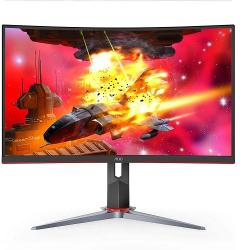 AOC CQ32G2S 32″ Curved Frameless Gaming Monitor 2K QHD, 1920×1080, 165Hz, HDMI, DP  Free Sync, Height adjustable (PW) - deluxe.com.ng