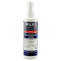 WAHL CLINI-CLIP CLIPPER BLADE CLEANSER & DISINFECTANT SPRAY 8 OZ -03701 (NN).Deluxe.com.ng