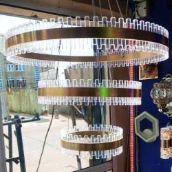  CRYSTAL CHANDELIER BY 600MM QUALITY DESIGNED LIGHT - FOR INDOOR USE (CLV)- deluxe.com.ng
