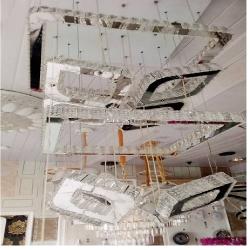 5 IN 1 LED CRYSTAL CHANDELIER QUALITY DESIGNED LIGHT - FOR INDOOR USE (ZENLI) - deluxe.com.ng
