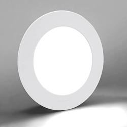 CLOUD ENERGY 6W LED Round Recessed Ceiling Flat Panel Down Light | Ultra Slim Lamp Cool White | 7000k Super Bright [Energy Class G] - Deluxe.com.ng