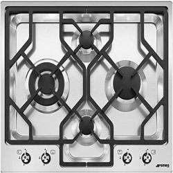 Smeg Gas Hob | 62 cm Classic PGF64-4 Built-In 4 Gas Burners Gas Hob - Stainless Steel - deluxe.com.ng 