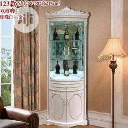 WHITE WINE BAR STAND WITH GLASS (1530)