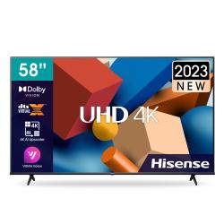 HISENSE TELEVISION 58 INCH 58A6K 4K UHD TV (2023) - deluxe.com.ng 