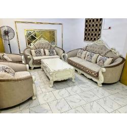 QUALITY DESIGNED 7 SEATERS SOFA (WITHOUT CENTER TABLE) -AVAILABLE (AUSFUR) - deluxe.com.ng