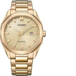 CITIZEN MEN’S BM7603-82P ECO-DRIVE QUARTZ WATCH WITH GOLD-TONE STAINLESS STEEL BRACELET - deluxe.com.ng
