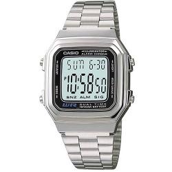 Casio A178WA-1A Men’s Illuminator Stainless Steel Watch - deluxe.com.ng