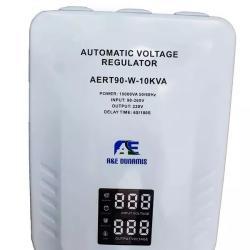 A & E DUNAMIS 10KVA RELAY SINGLE PHASE VOLTAGE STABILIZER AERB95-W-deluxe.com.ng