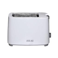 AKAI 2 Slice Toaster - White (S) -deluxe.com.ng