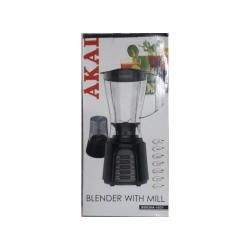 AKAI Electric Blender With Mill Attachment (S)-deluxe.com.ng
