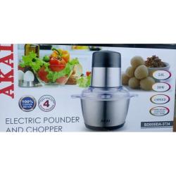 AKAI 2.8L Electric Chopper And Pounder (S)-deluxe.com.ng