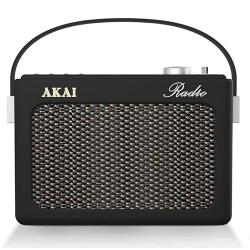 AKAI Retro Portable Wireless Dab Radio - deluxe.com.ng