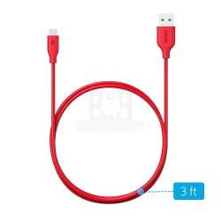 Anker PowerLine Micro USB Cable | A8132H91 | (Red)