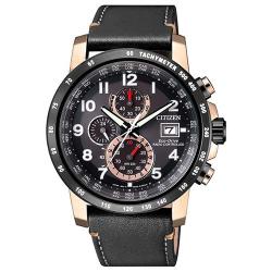 CITIZEN AT8126-02E MEN’S ECO-DRIVE RADIO CONTROLLED LEATHER WATCH - Deluxe.com.ng
