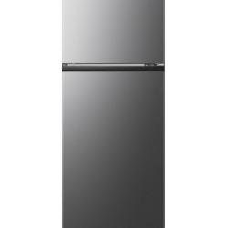 HISENSE DOUBLE DOOR REFRIGERATOR | 154 LITRE | LOW NOISE | ENVIRONMENT-FRIENDLY TECHNOLOGY | R600 GAS | SILVER COLOUR - REF 200DR - deluxe.com.ng