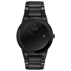 CITIZEN AU1065-58E MEN’S ECO-DRIVE AXIOM BLACK ION-PLATED MEDIUM SIZE WATCH - Deluxe.com.ng