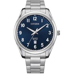 CITIZEN BI1031-51L MEN’S BLUE DIAL STAINLESS STEEL ANALOG WATCH - Deluxe.com.ng