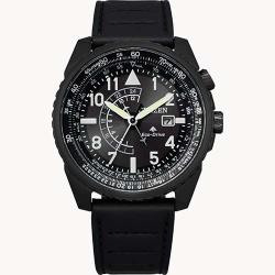 CITIZEN BJ7135-02E MEN’S ECO-DRIVE PROMASTER NIGHTHAWK STAINLESS STEEL AVIATOR WATCH - Deluxe.com.ng